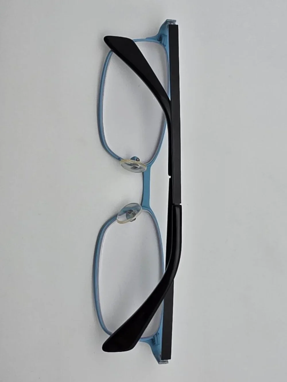 Legre LE5081 Col. 1246 Black on Sky Blue Eyeglasses Frame w/ Case 52-18-135